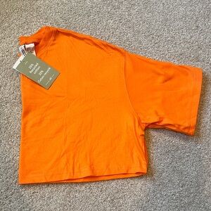 H&M Bright Orange Crop Top